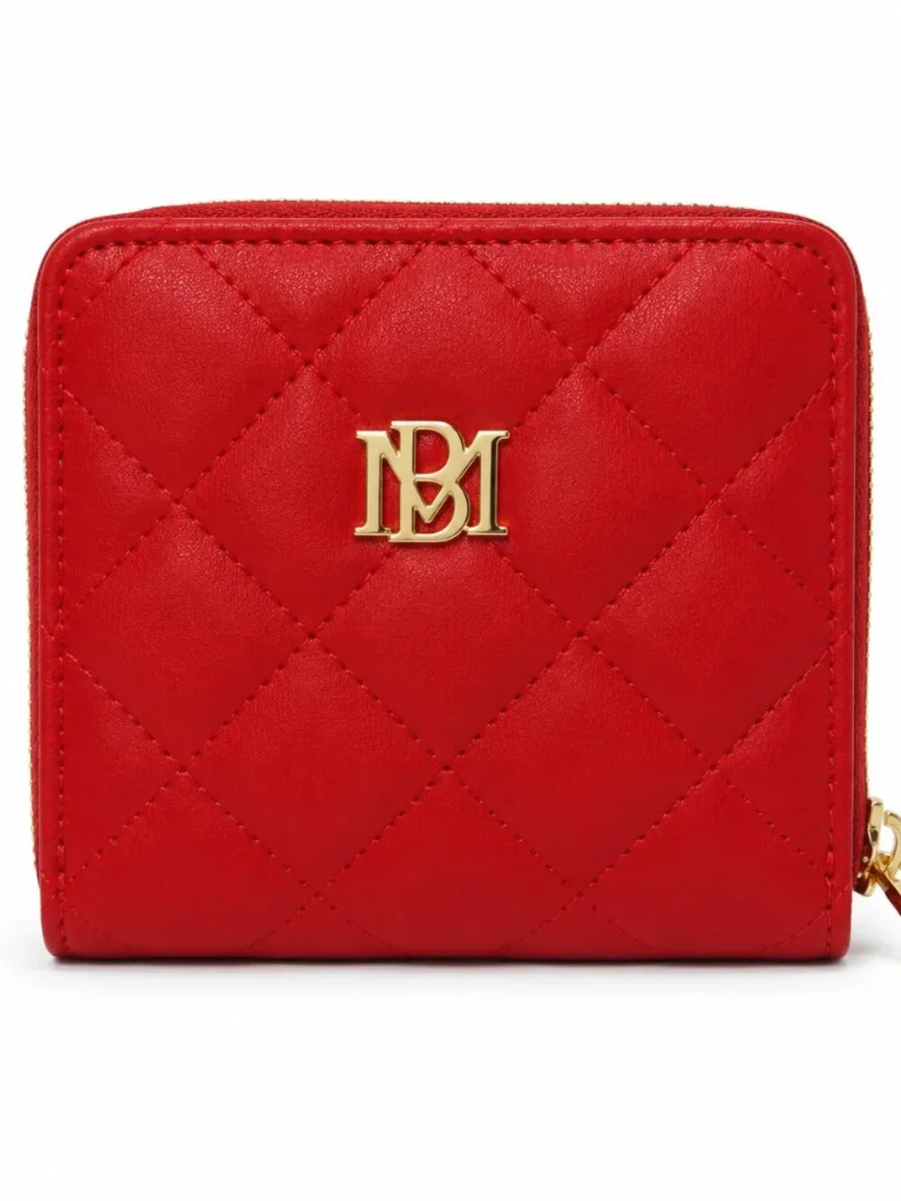 Jewel Badgley Mischka Red Quilted Wallet